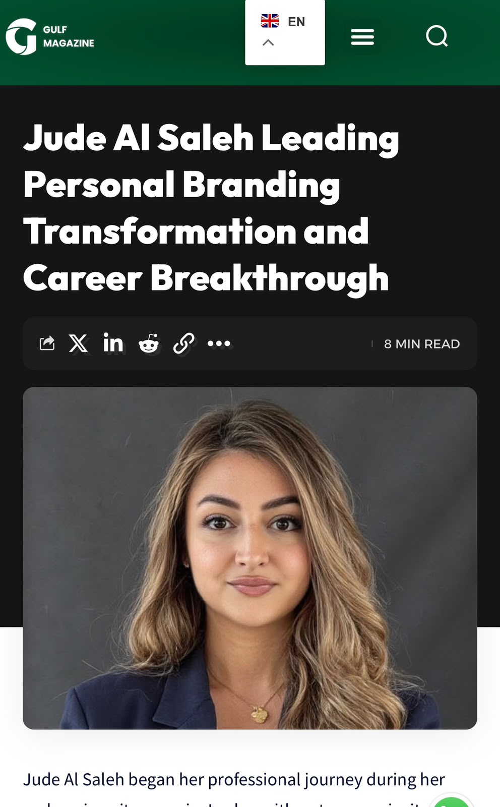 Jude Al Saleh: Leading Personal Branding Transformation and Career Breakthrough