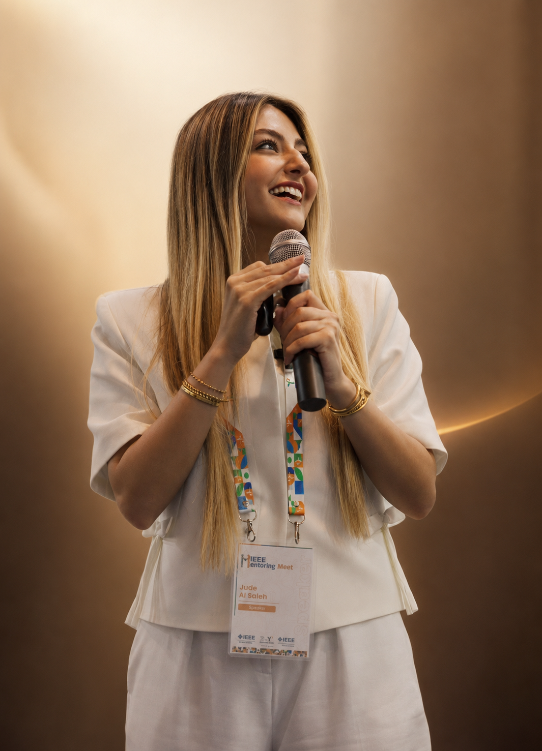 Jude Al Saleh speaking