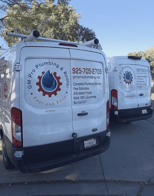 GM Pro Plumbing and Rooter Service Trucks