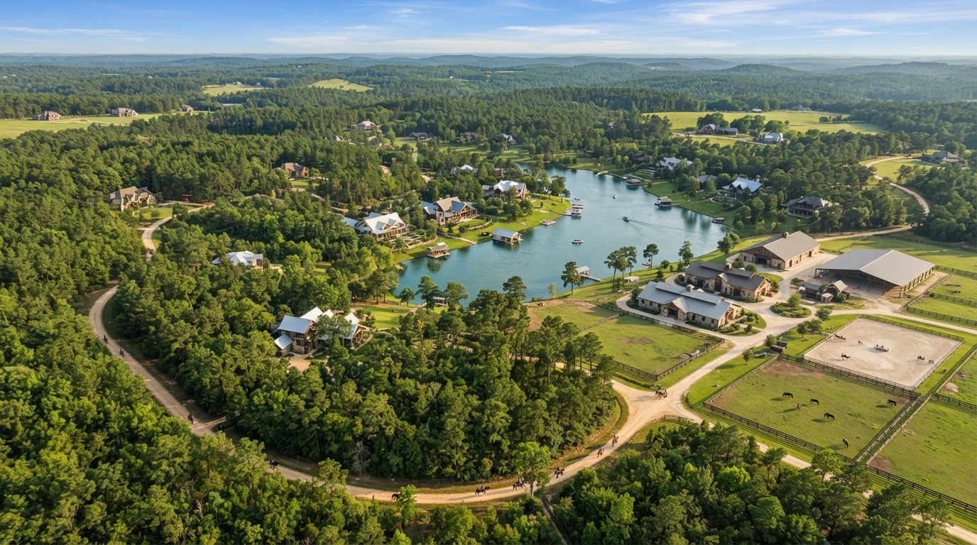Cross Pines Ranch Trails and Lakes