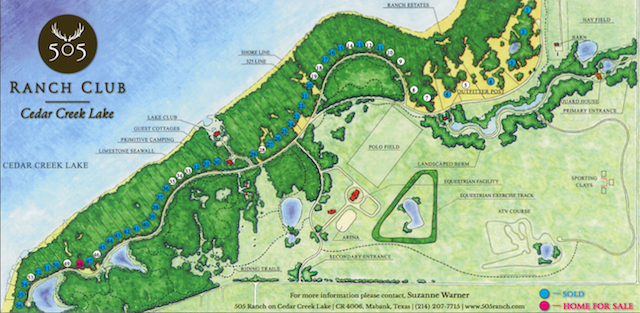 505 Ranch Club Map
