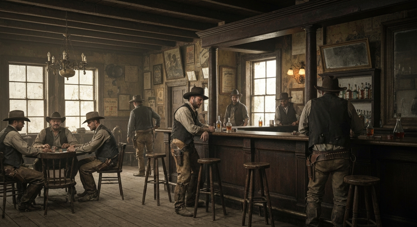 Saloon No. 10 Deadwood interior