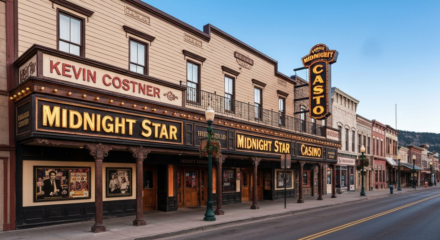 Kevin Costner's Midnight Star casino Deadwood exterior