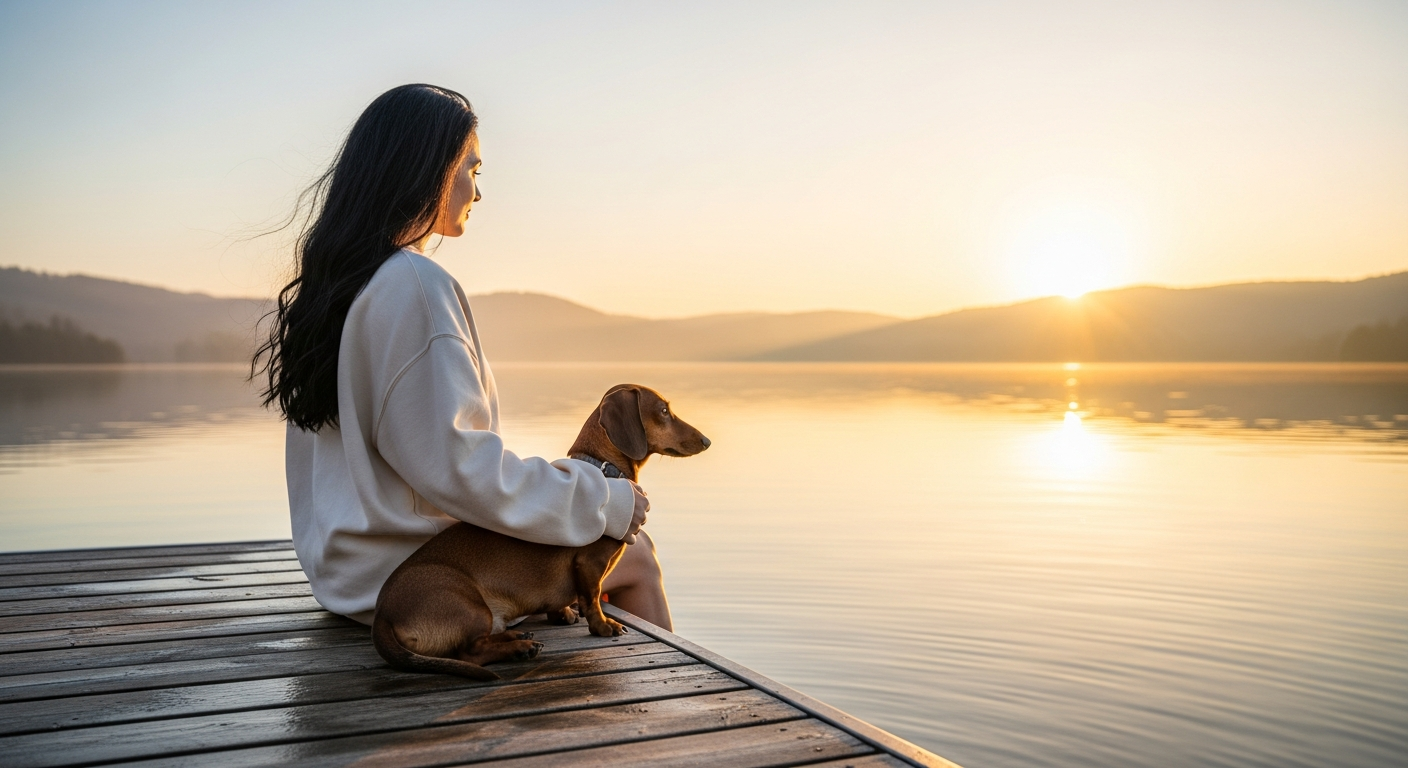 Life's Better With A Long Dog.