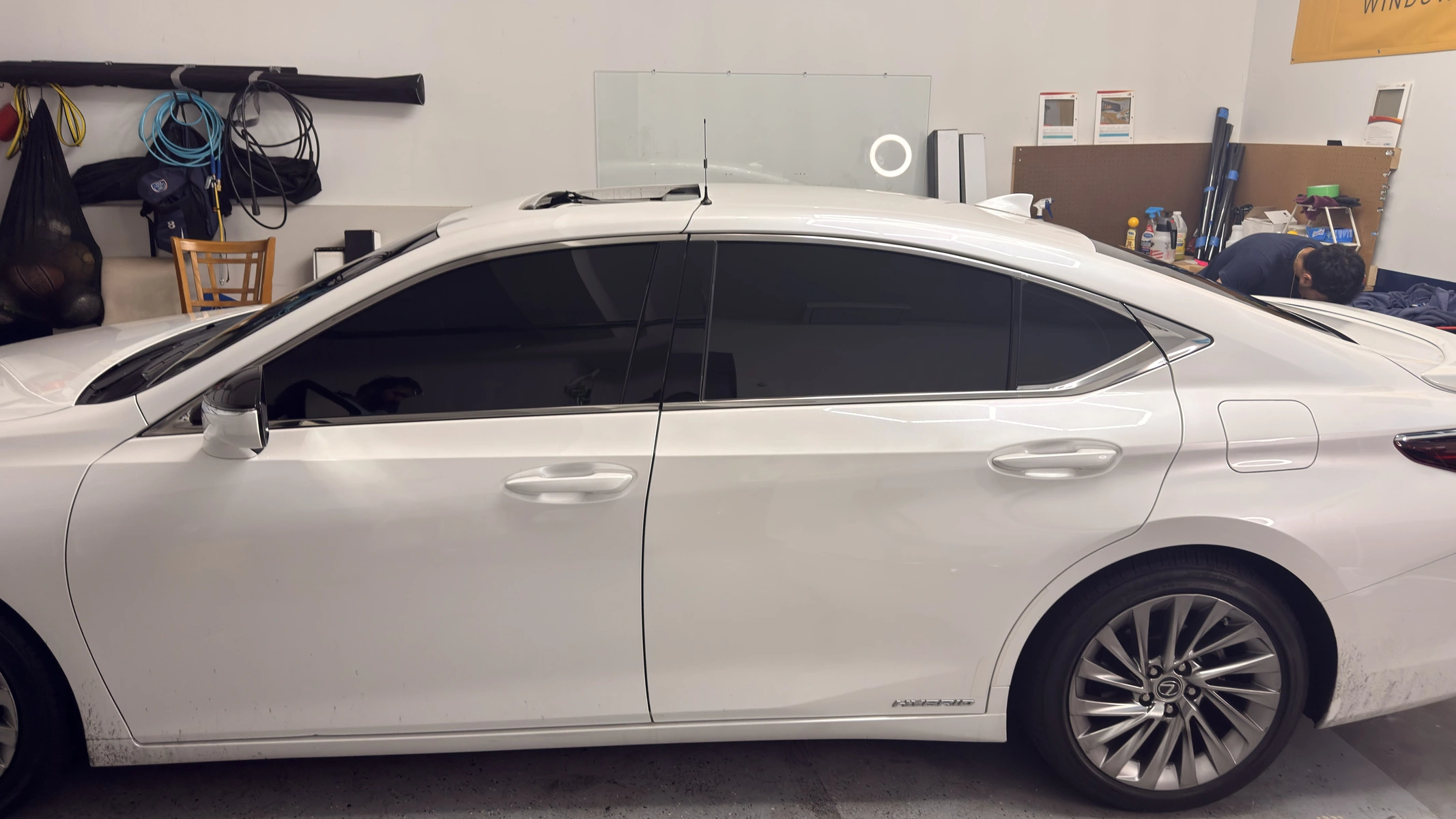 Window tint installation 4