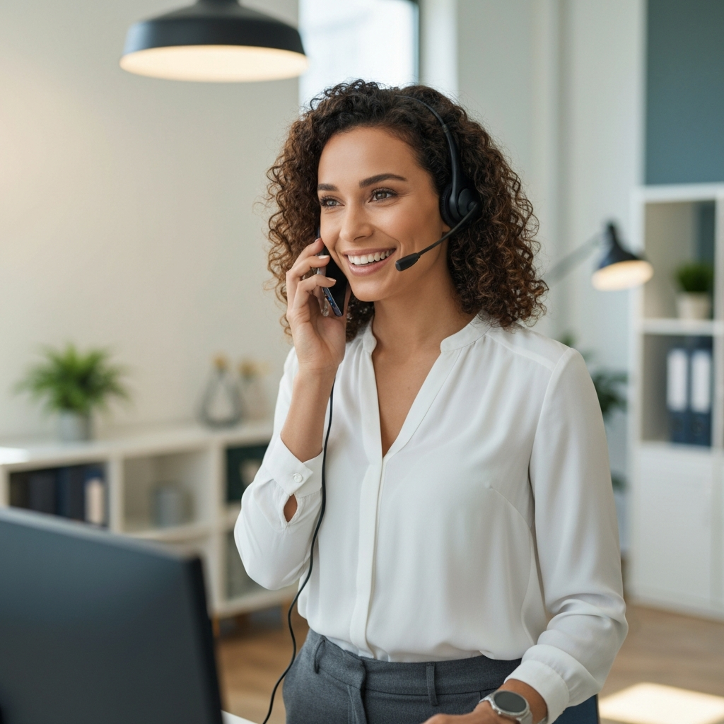 Friendly AI Receptionist