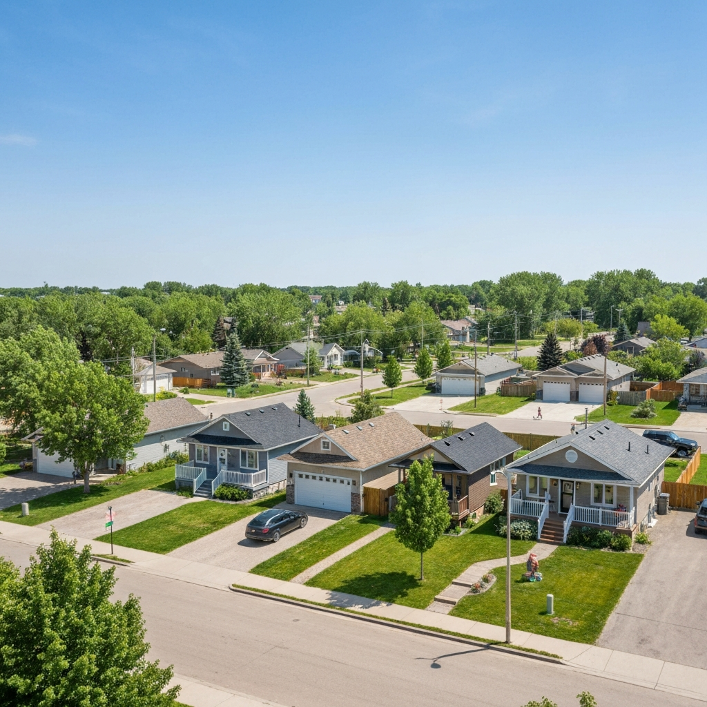Weyburn residential neighborhood