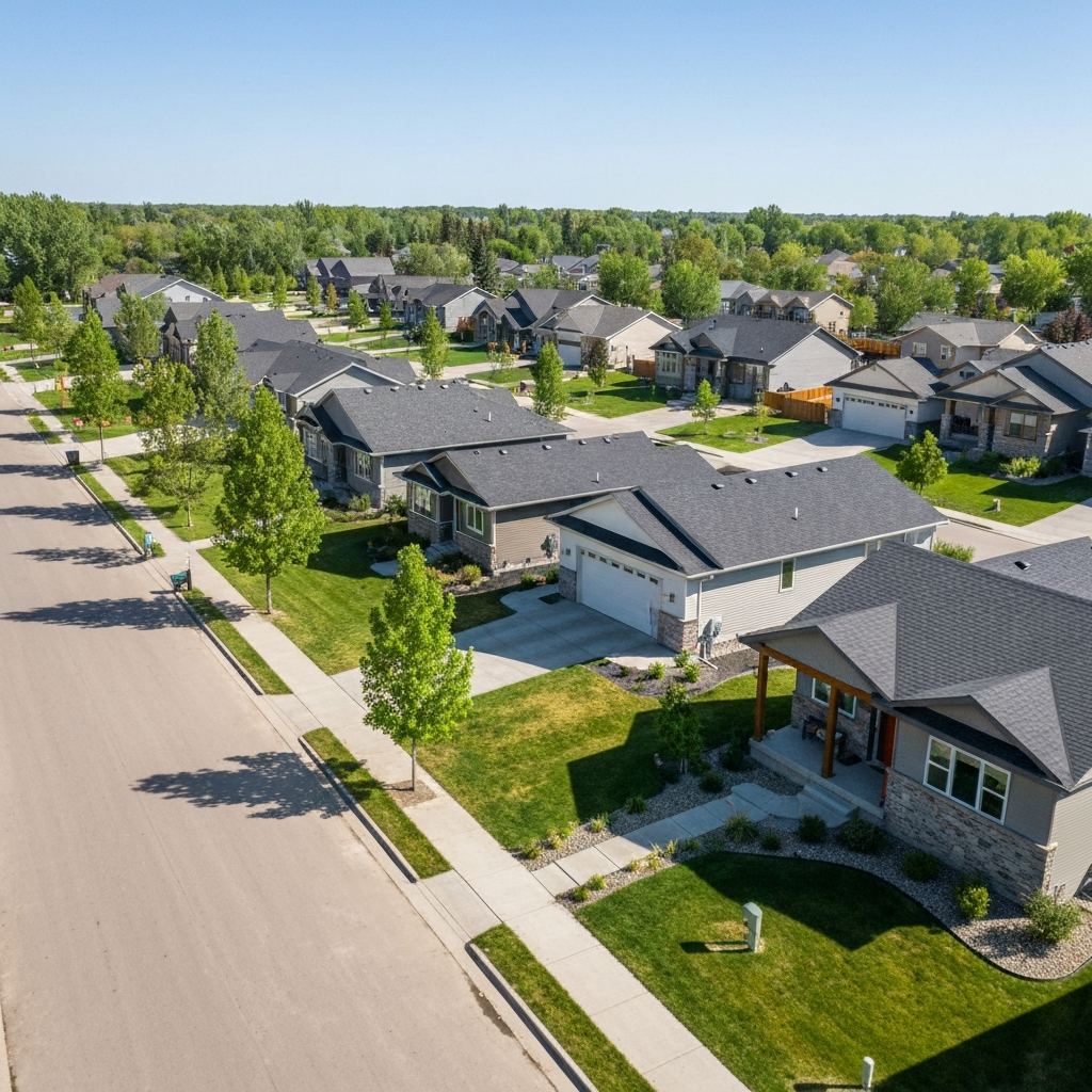 Newer residential builds in Martensville