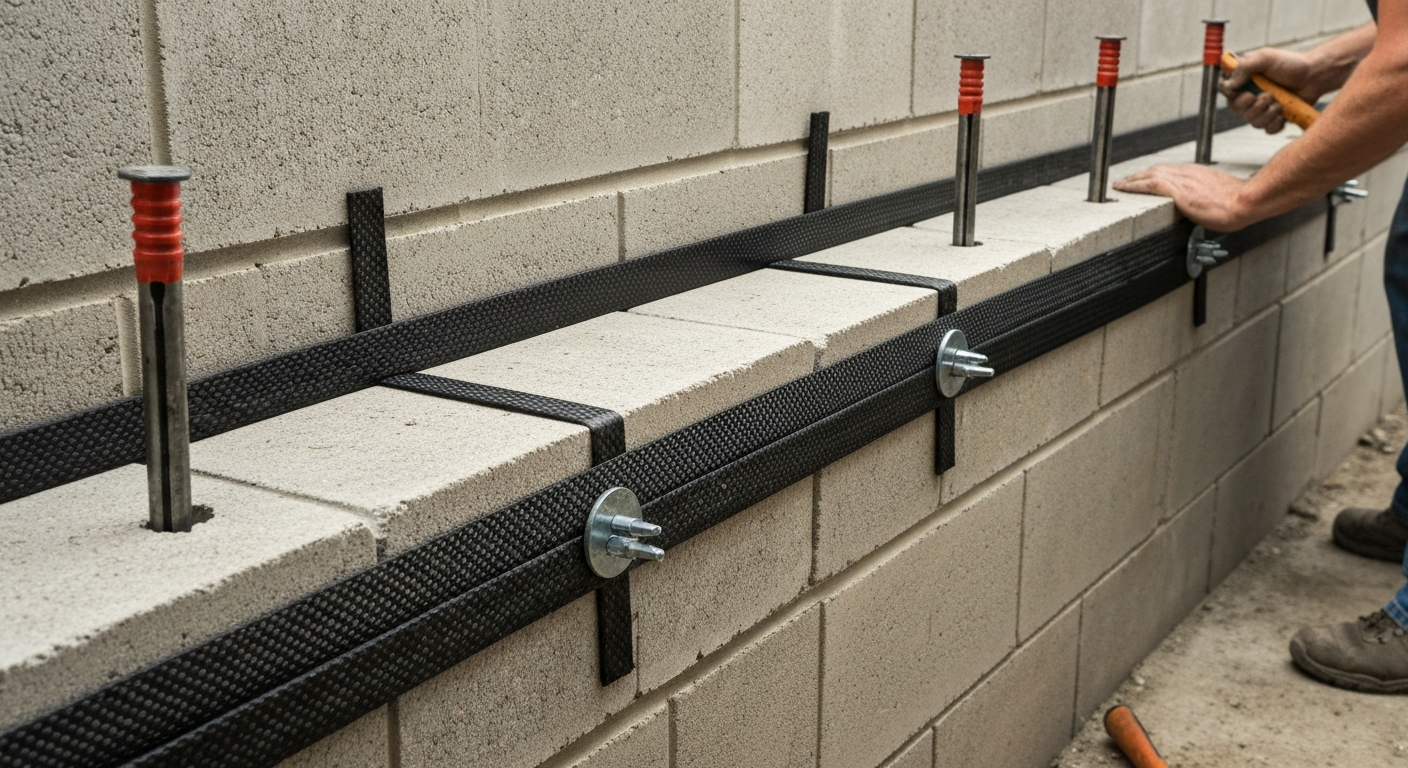 Bowing / Leaning Wall Repair