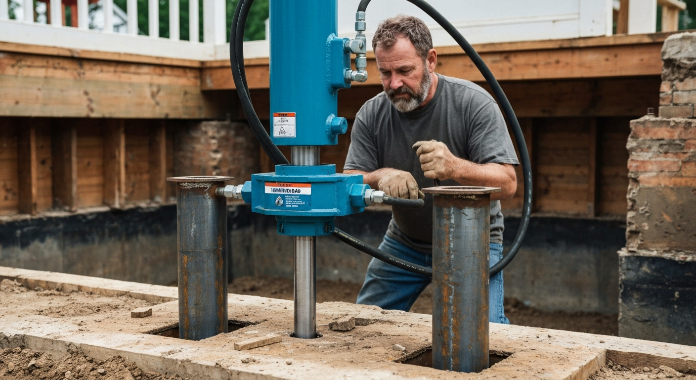 Steel Push Piers