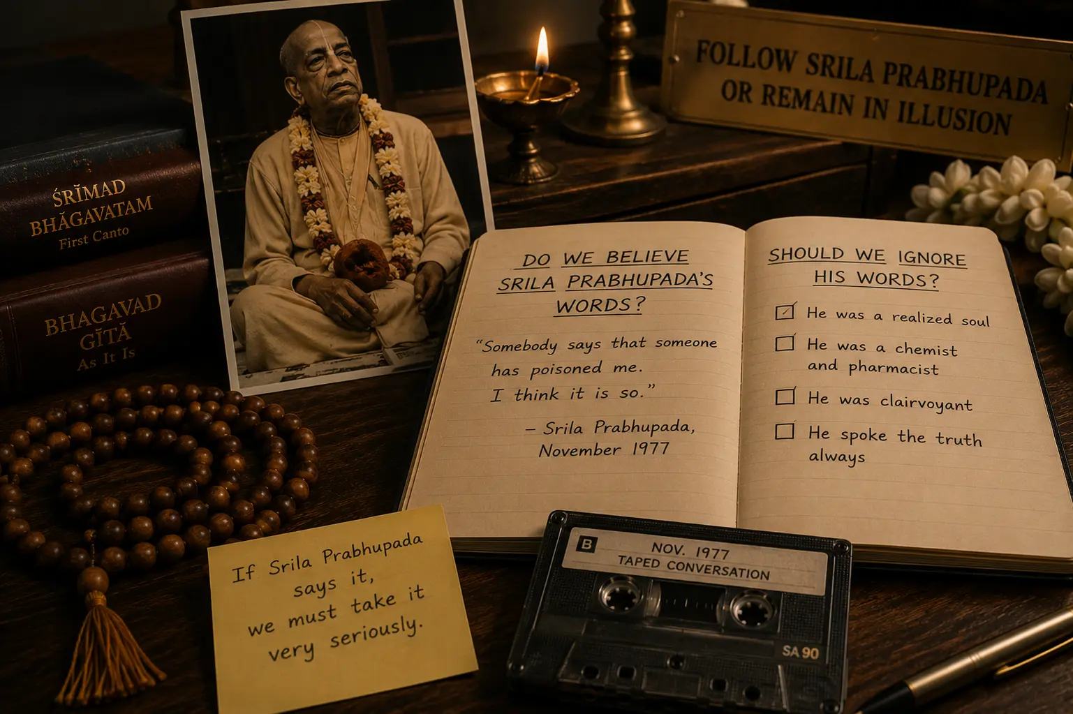 Do We Believe Srila Prabhupada’s Words?