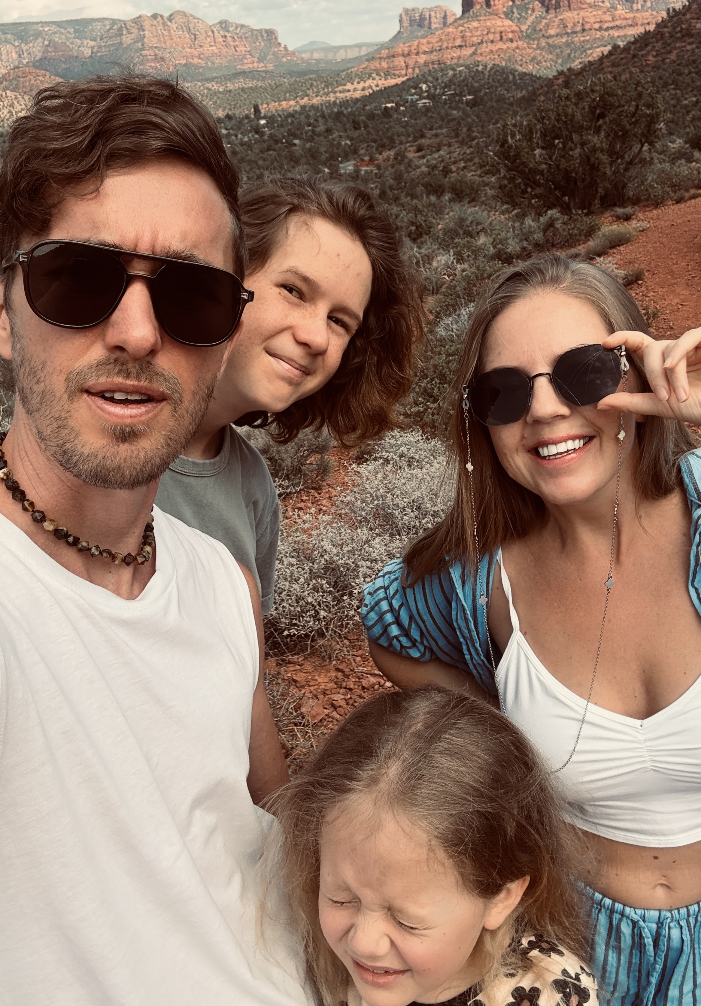 Aleksandra's Family in Sedona