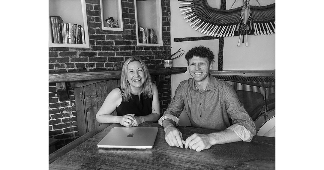 Charles and Liz from Lion & Stone working together