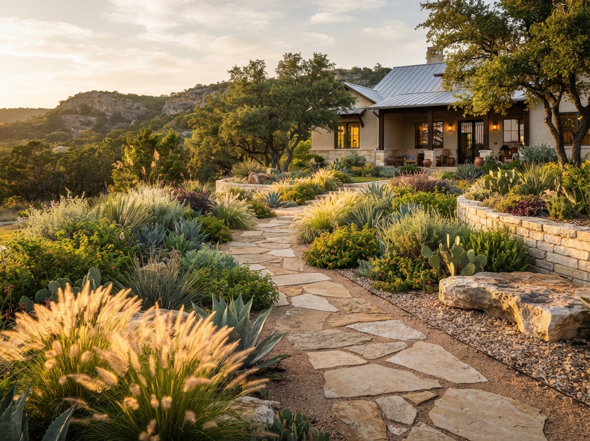 Xeriscape project in Lakeway