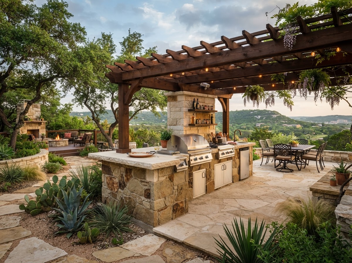 Hardscape project in Round Rock