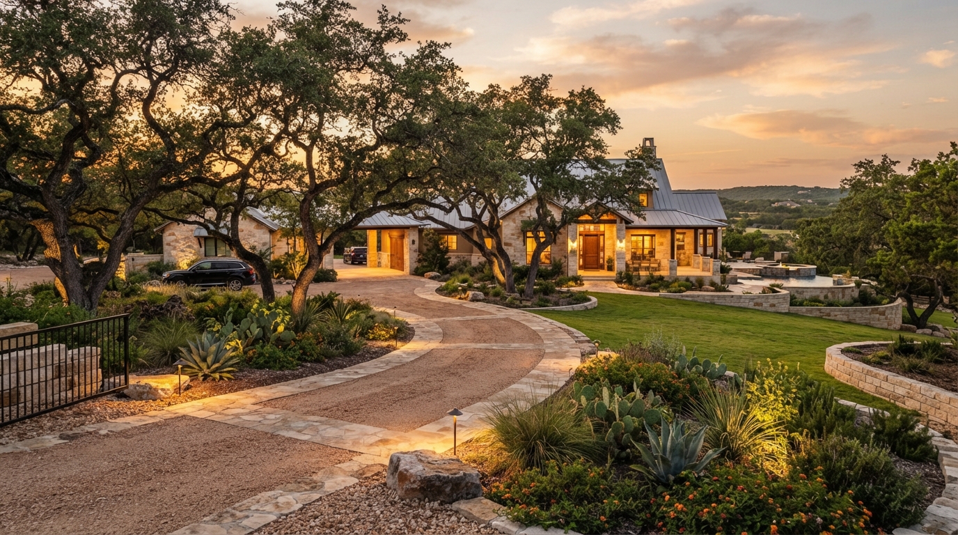 Landscape design in Bee Cave, TX