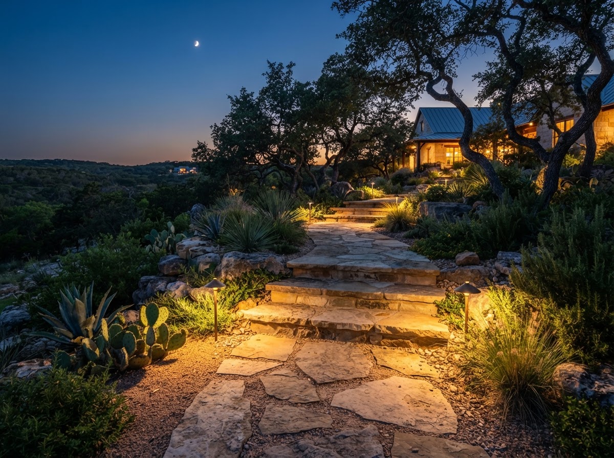 Hardscape project in Austin