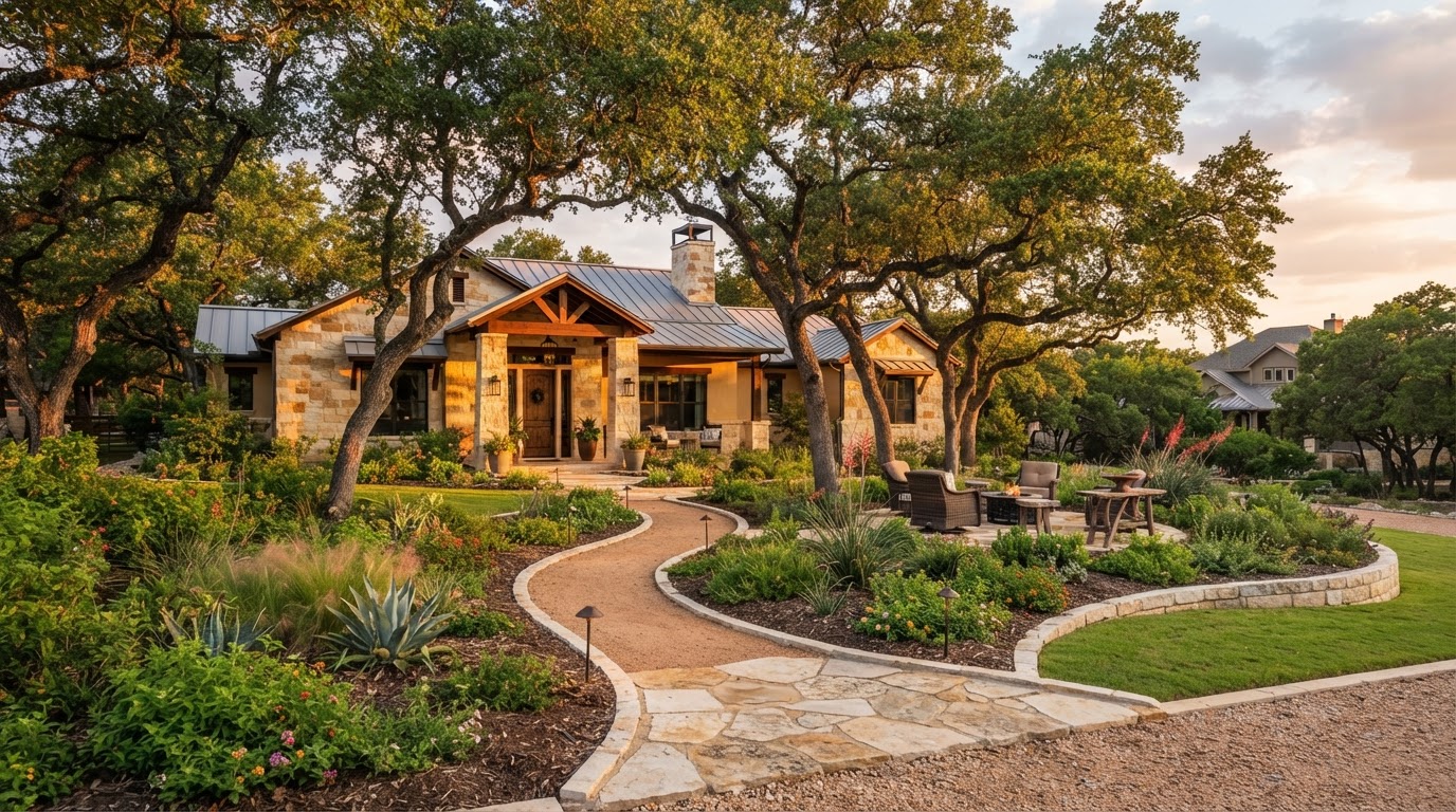Landscape design in Georgetown, TX