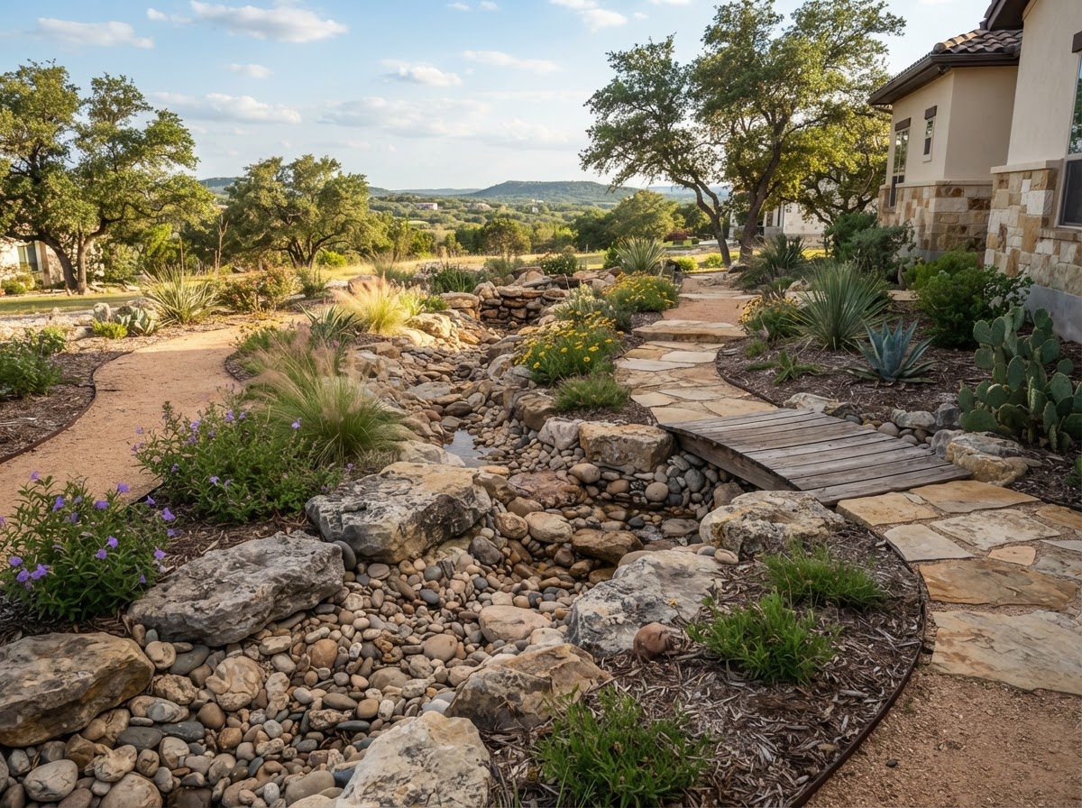 Hardscape project in Bee Cave