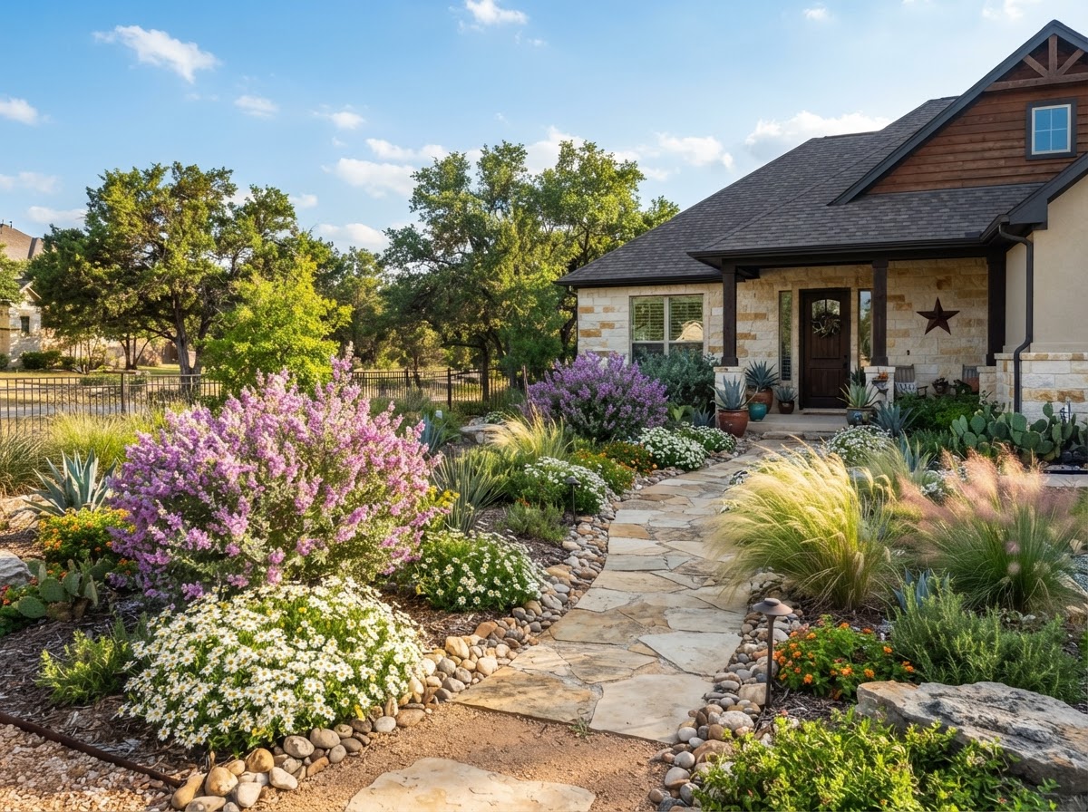 Xeriscape project in Cedar Park