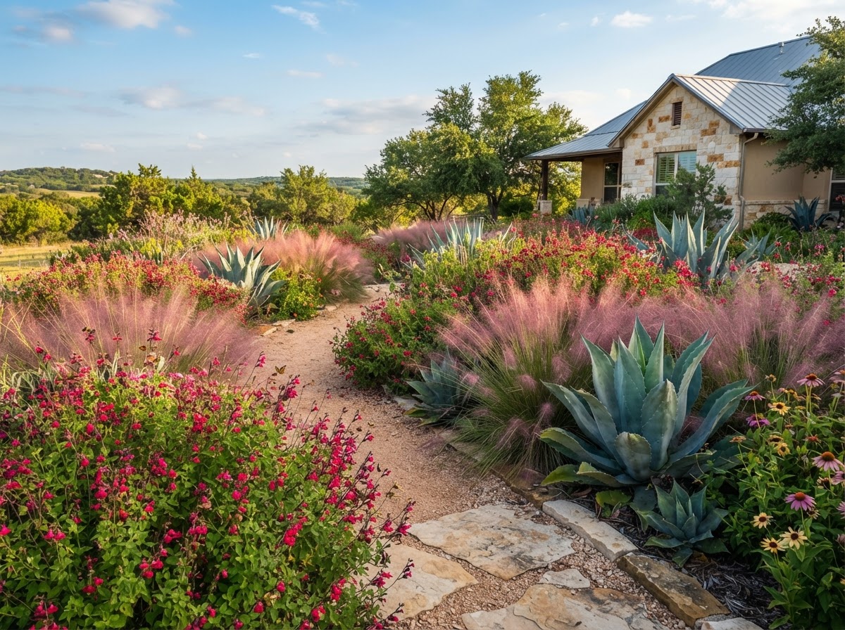Xeriscape project in Georgetown