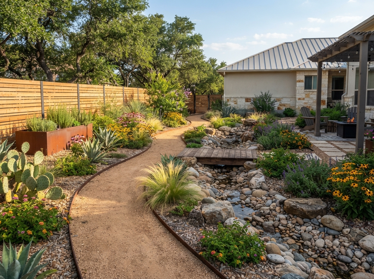 Xeriscape project in Round Rock