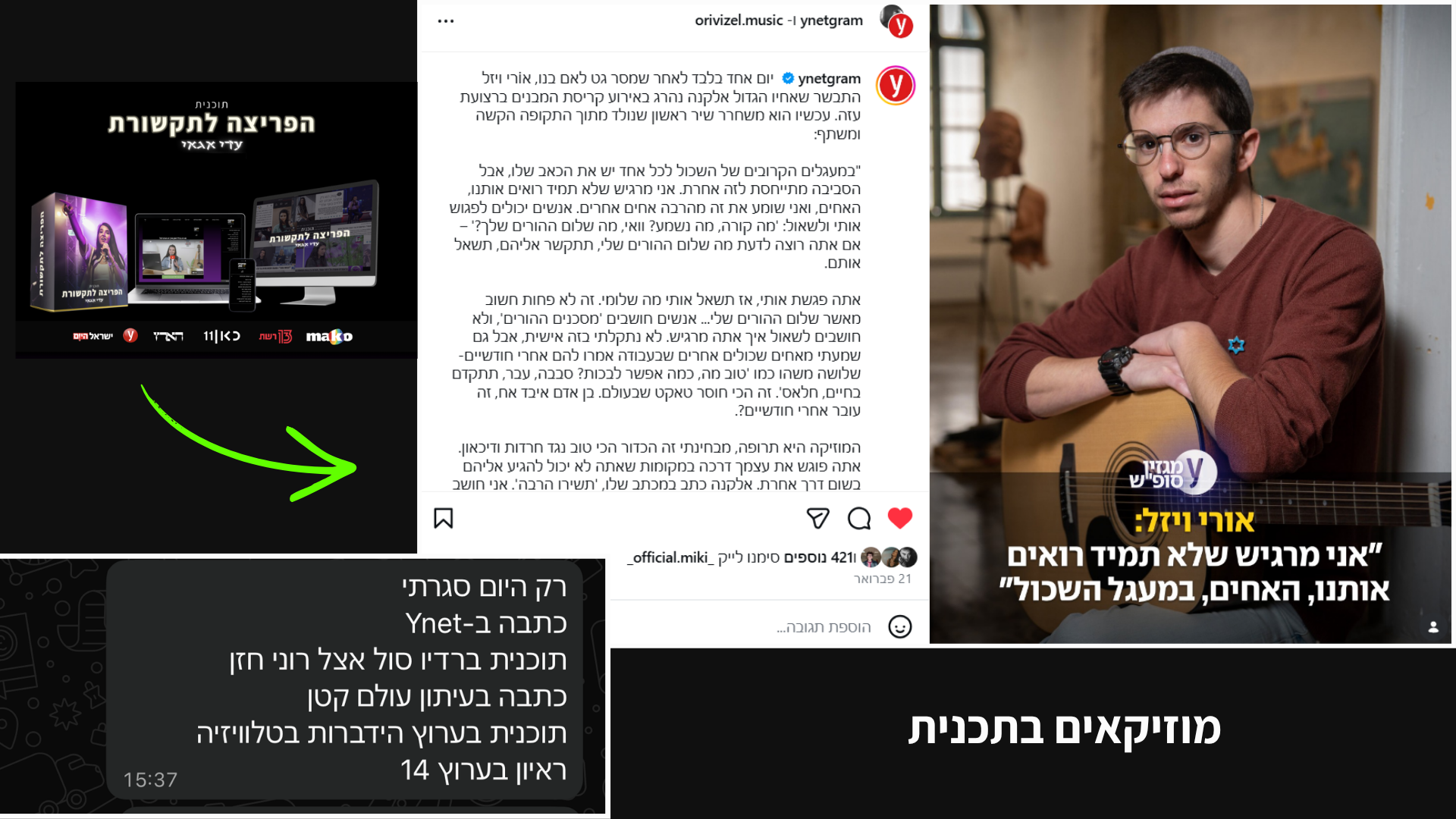 אורי ויזל הצלחה