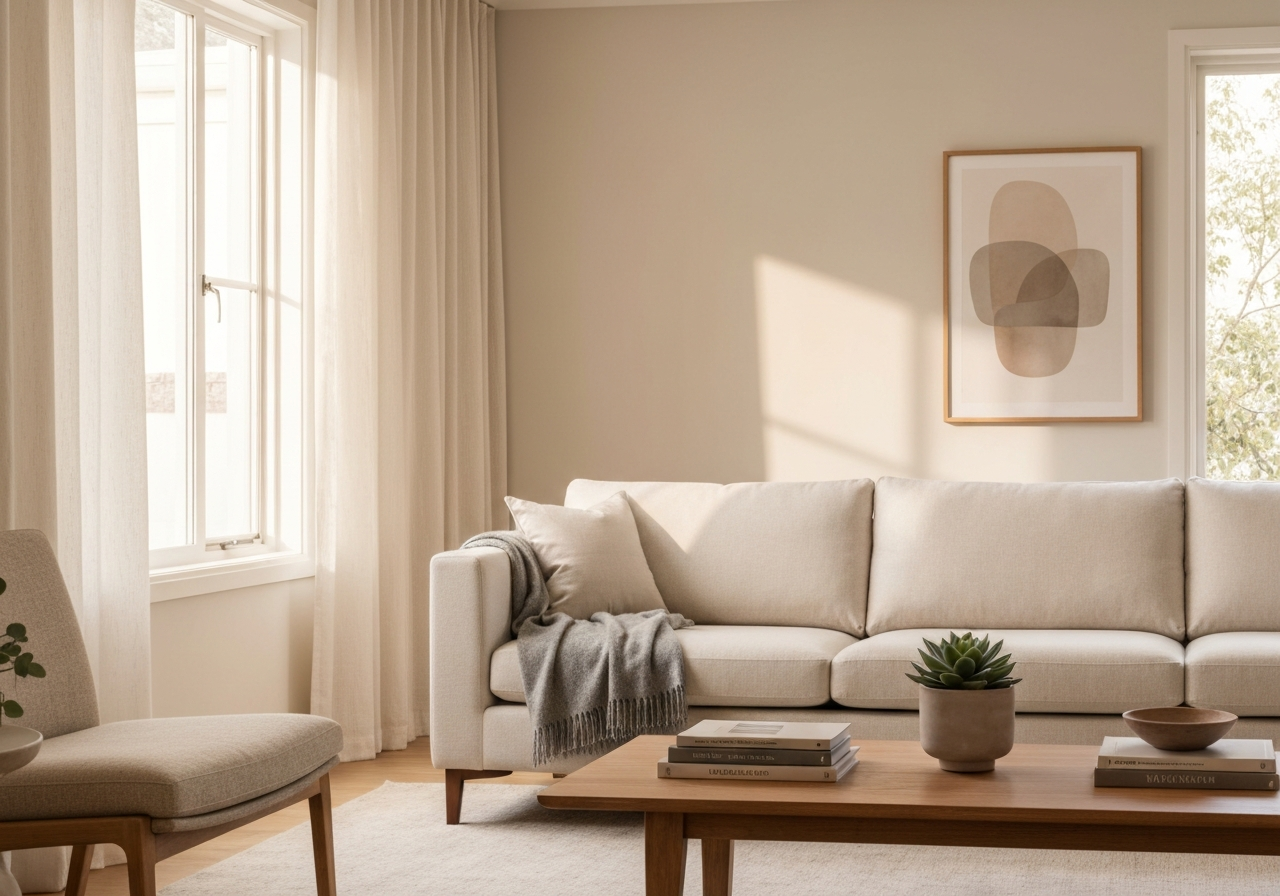 Calm welcoming living room