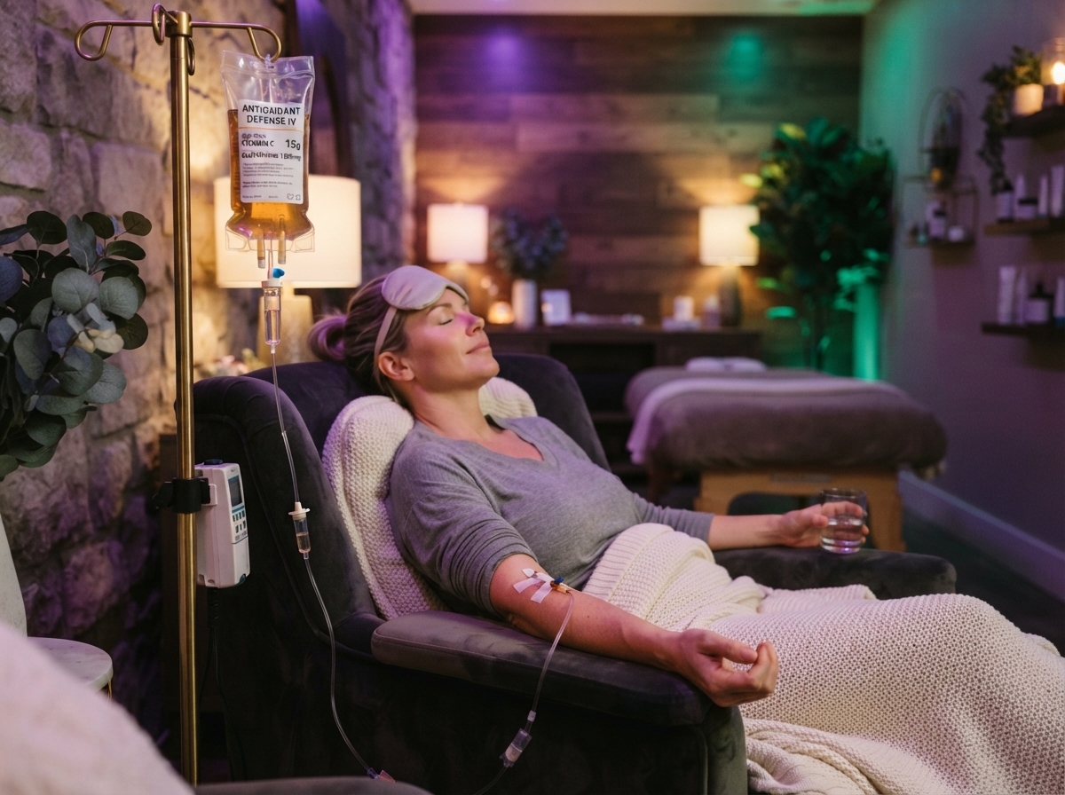 Anti-Inflammatory IV Drip administered at Bold Slim Pretoria wellness studio