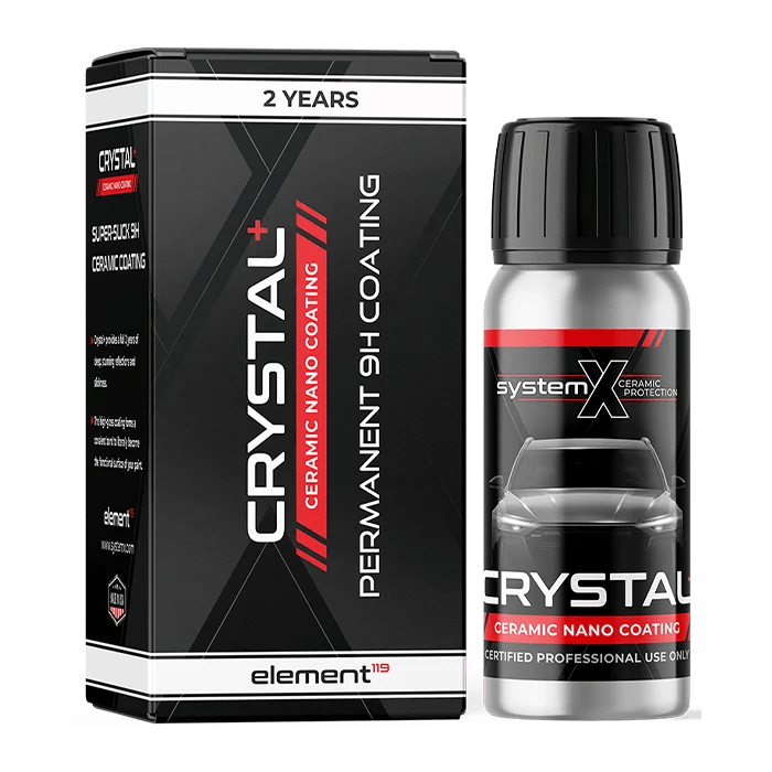 System X Crystal+ ceramic nano coating kit with 2-year warranty