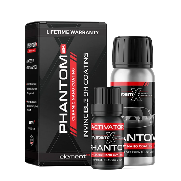 System X Phantom 2K ceramic nano coating kit with lifetime warranty