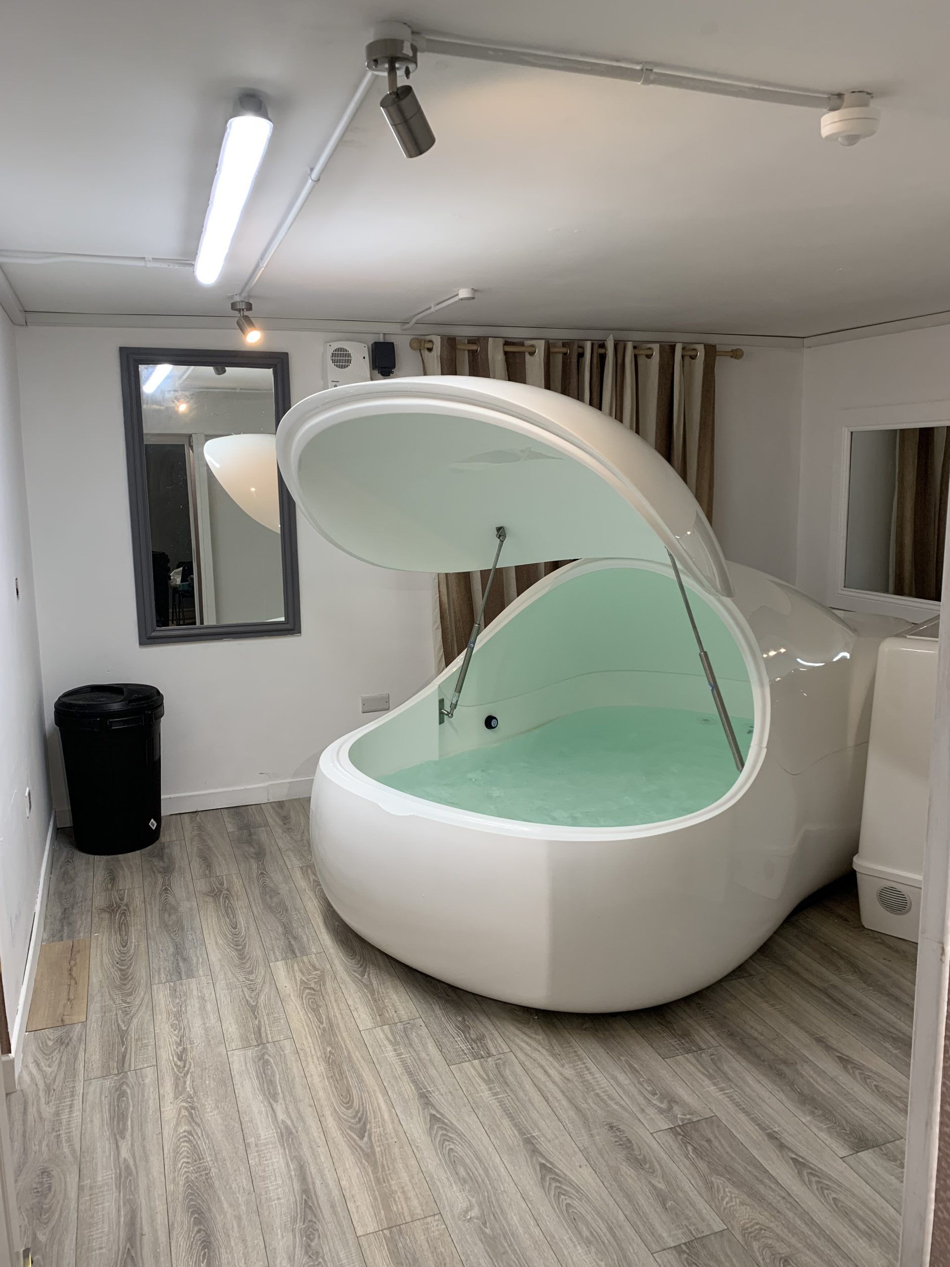 Domestic electrical fit-out with specialist equipment lighting in a wellness facility