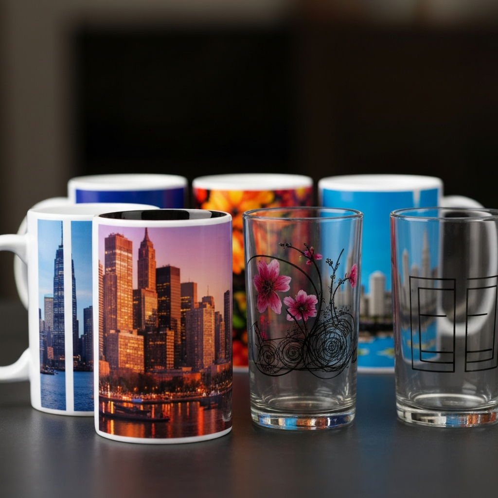 Coffee Mugs & Glass Cups