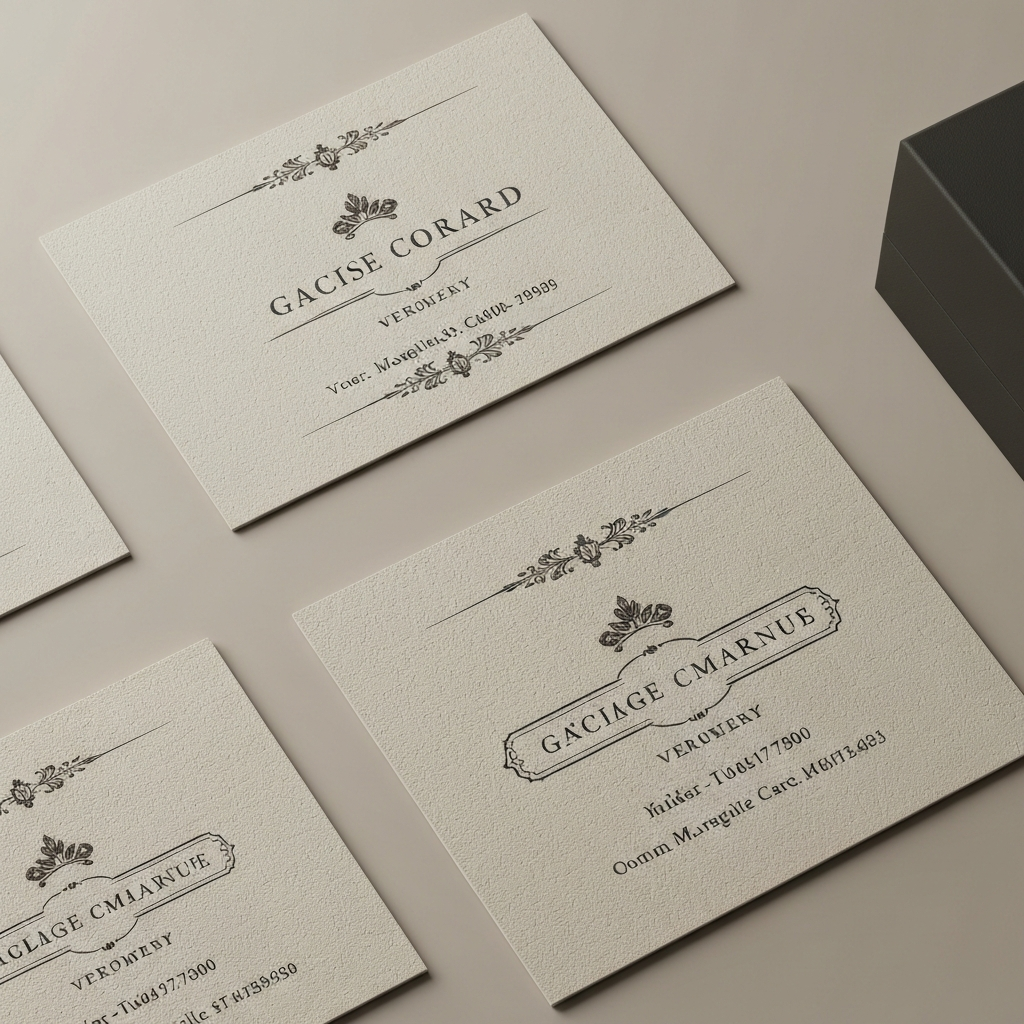 Linen Business Cards