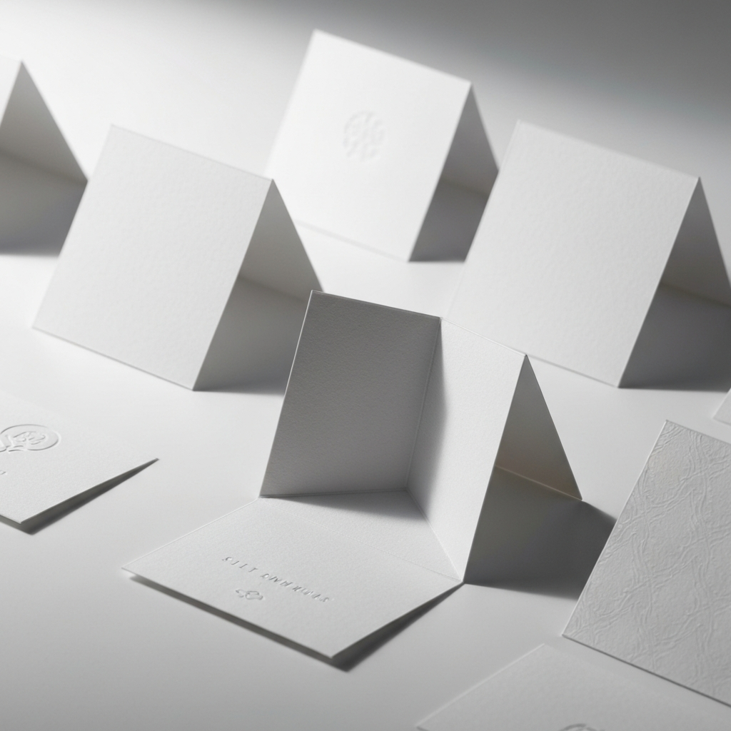Folded Business Cards