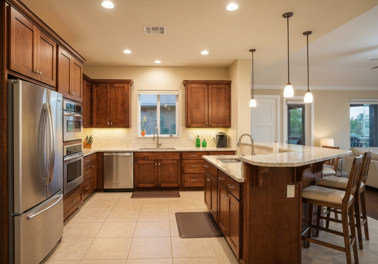 Custom kitchen remodel by Ground Up Contracting in Sussex County Delaware