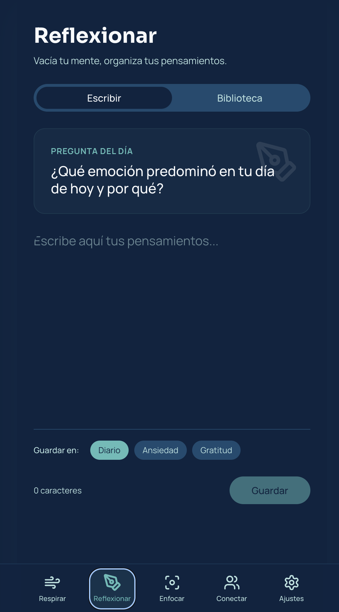 Interfaz de reflexión de cAlma