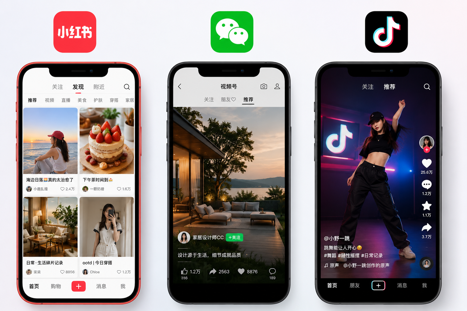 AI Social Media Marketing - Chinese Static Posts for Xiaohongshu & WeChat