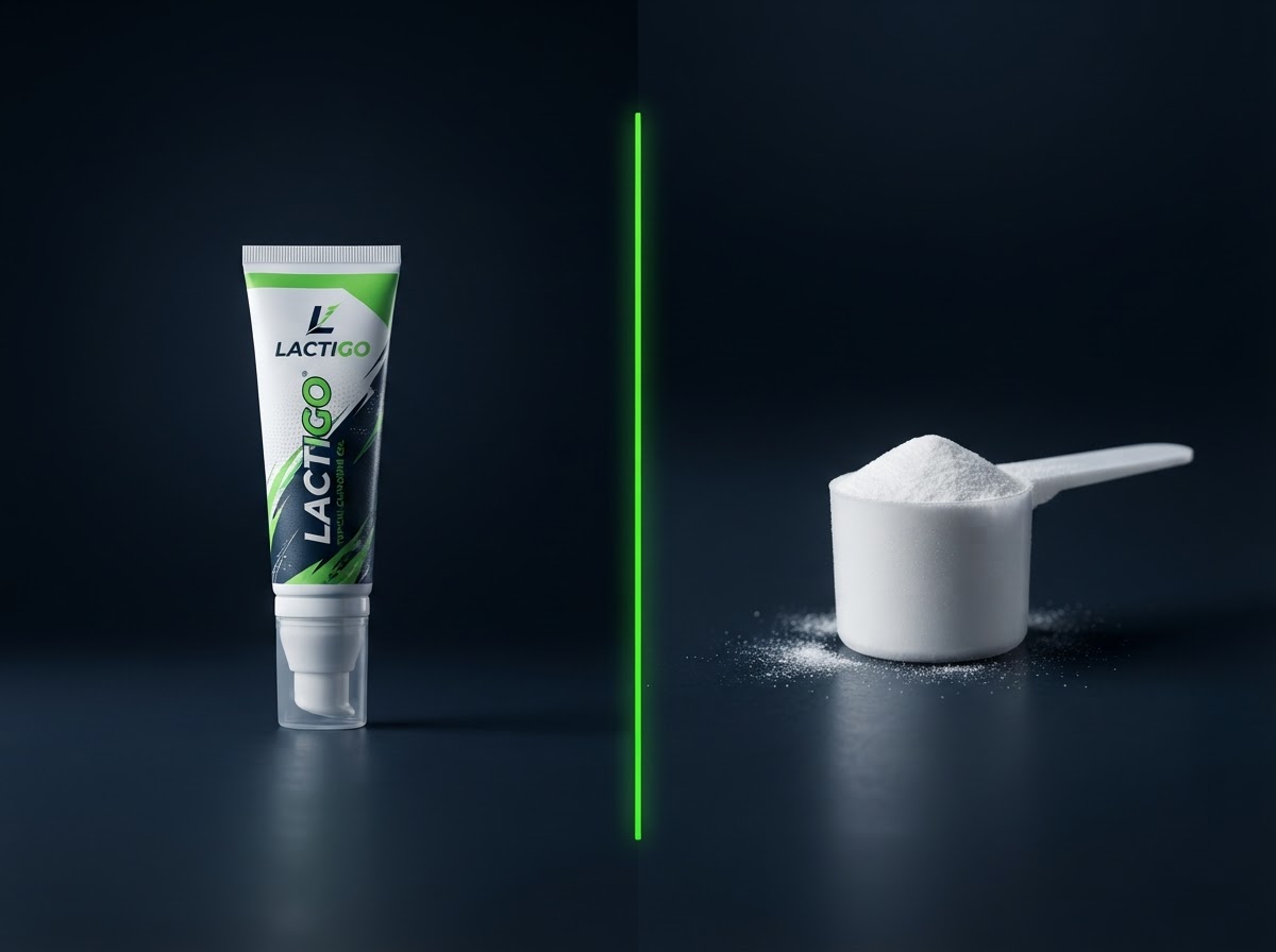 LactiGo vs beta-alanine topical carnosine and oral supplement comparison