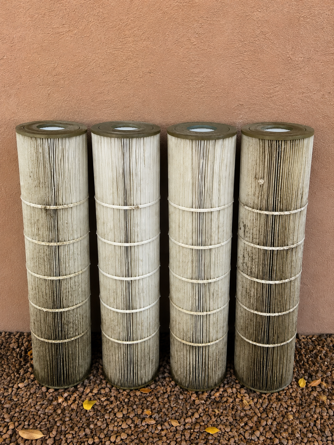 Before: Pool filter cleaning Huntington Beach