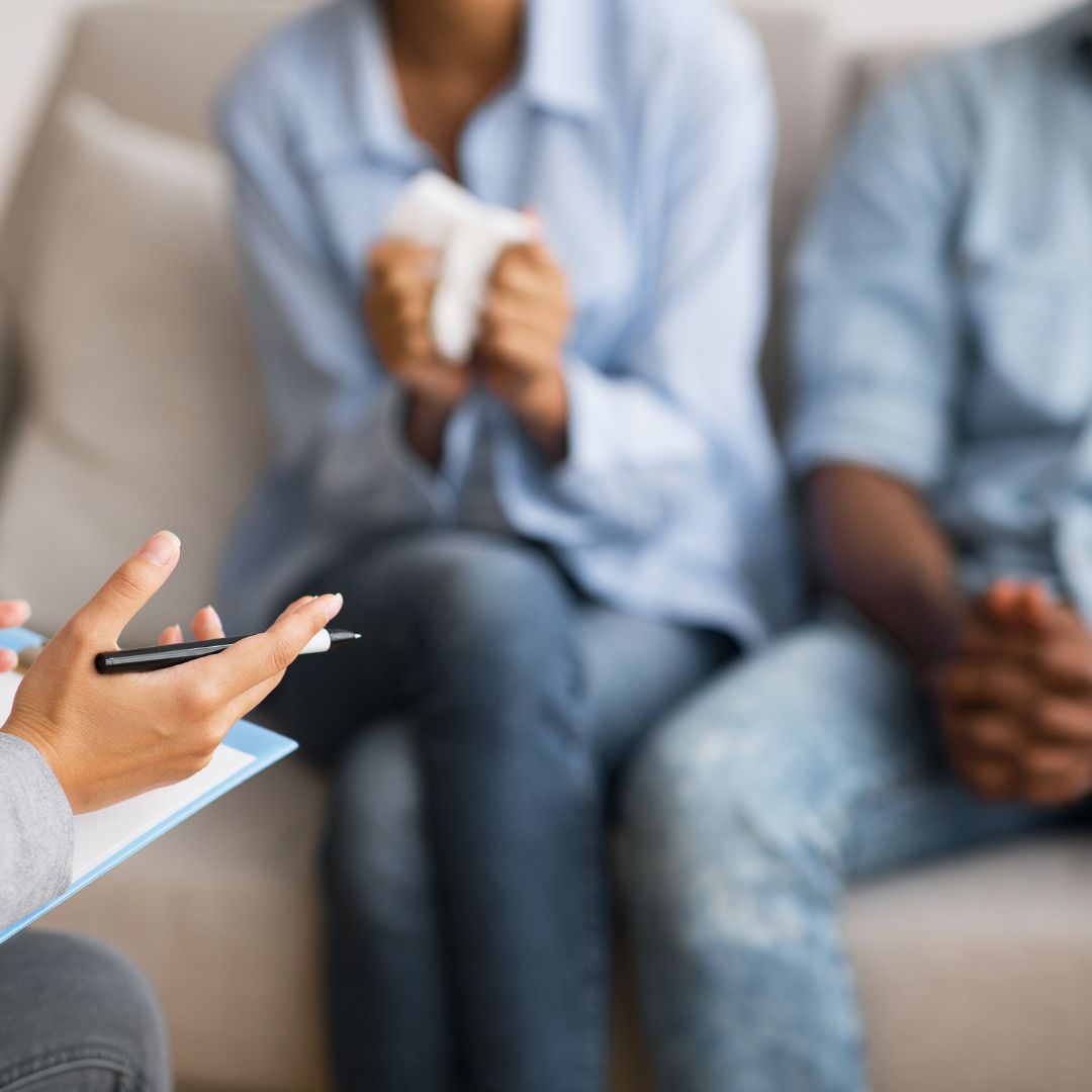 Couple communicating effectively