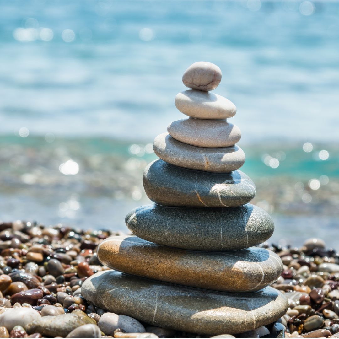 Person finding peace and meaning