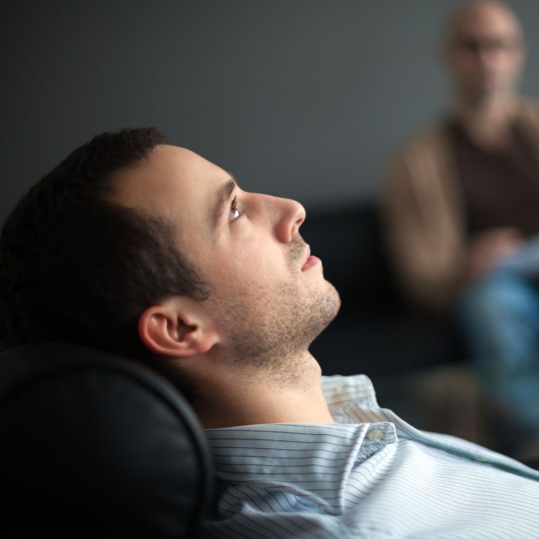 Calming therapy office interior