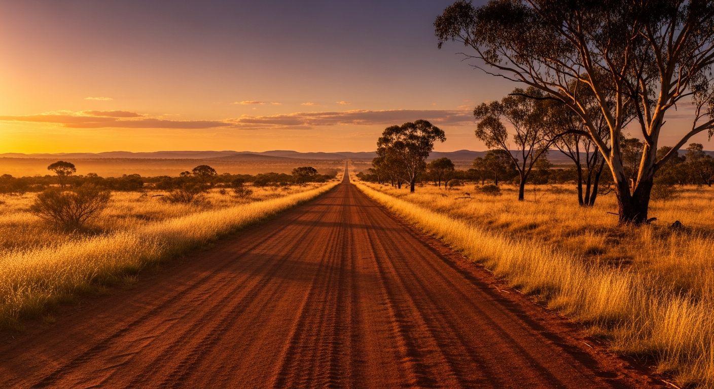 Australian Outback Road