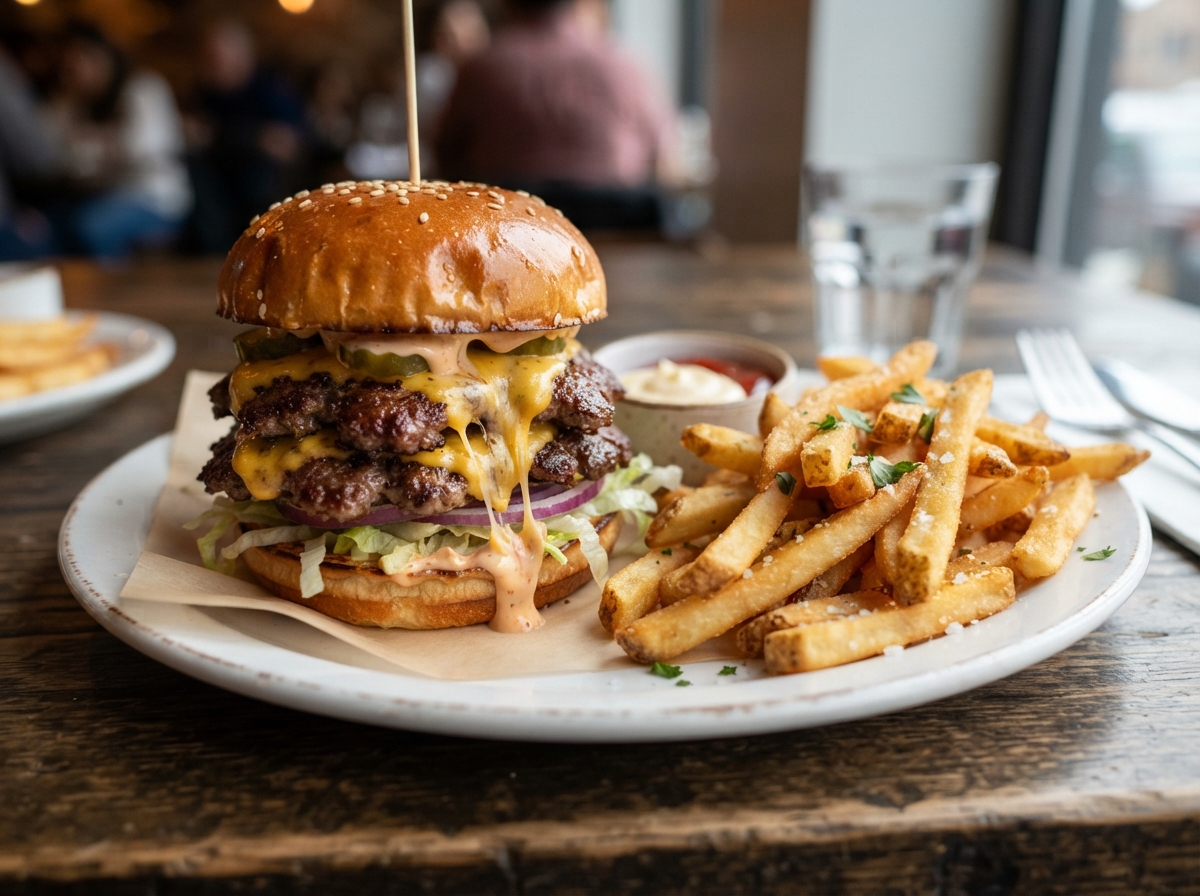 1. Smashburger w/ Fries