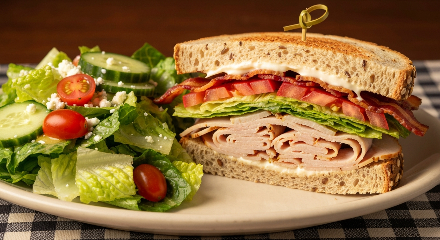 1/2 Deli Sandwich w/ Salad