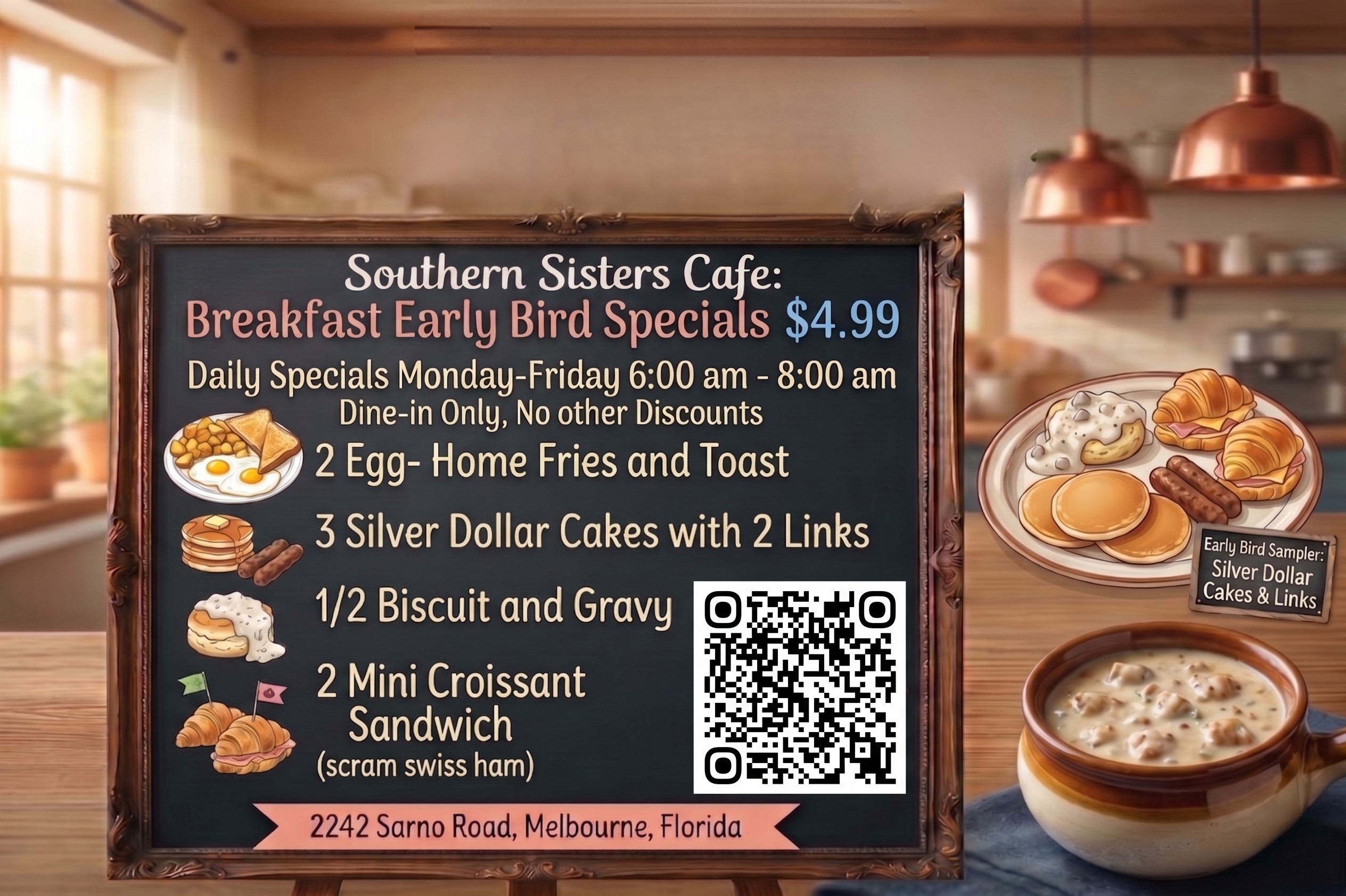 Early Bird Specials Menu