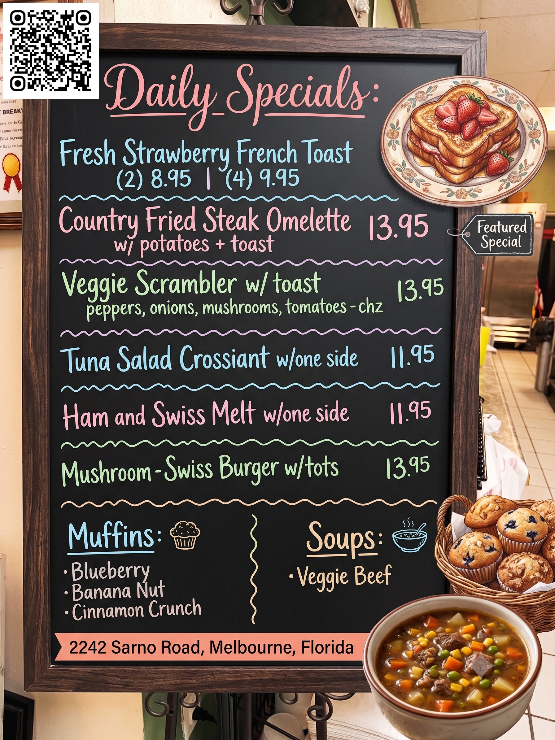 Daily Specials Menu