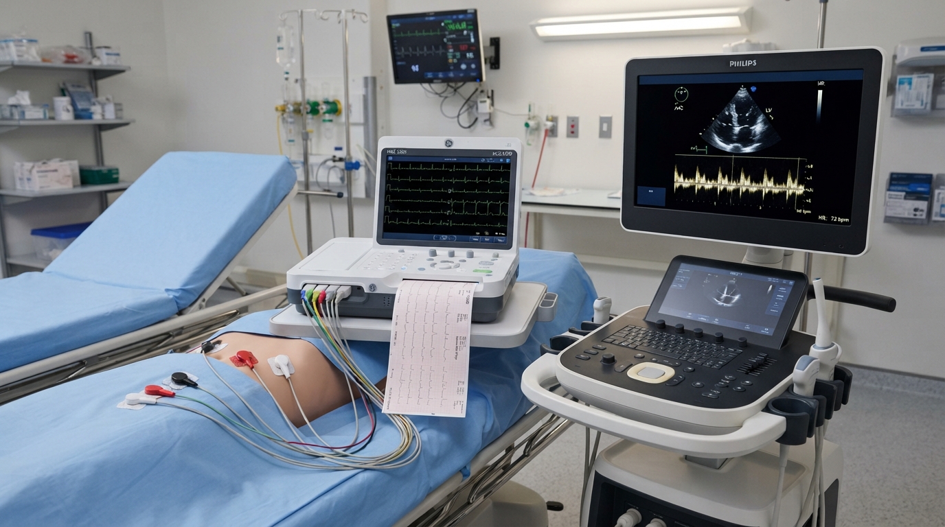 Echocardiography vs. ECG: Decoding the Rhythms and Structures of the Human Heart