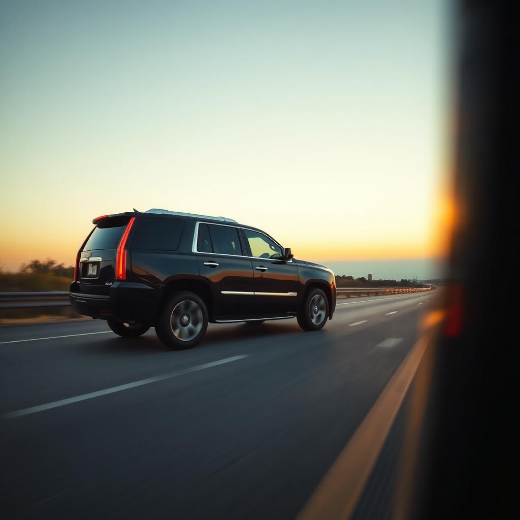 Luxury SUV Driving